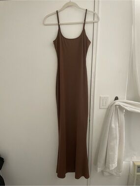 Brown Maxi Dress - size medium